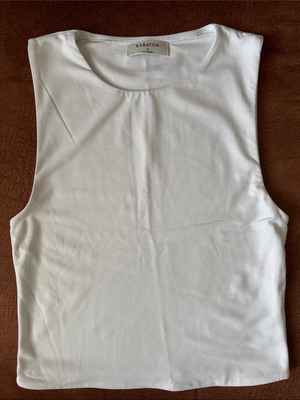 Babaton White Contour Tank